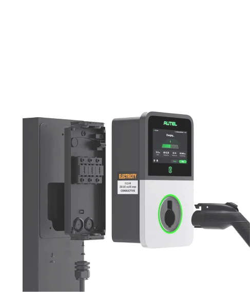 Autel Energy MaxiCharger AC Pro enclosure and connector reference — manufacturer reference image