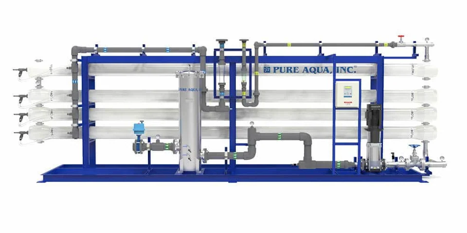 Pure Aqua RO-400 industrial brackish-water system — manufacturer reference image
