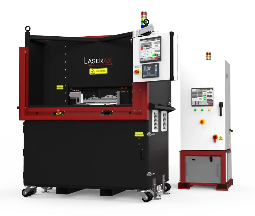 Laserax Rotary Laser Cleaning Workstation — manufacturer reference image