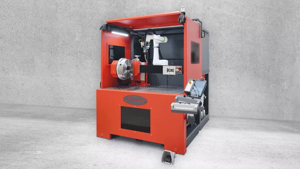 Fronius CWC-S cobot welding cell — manufacturer reference image