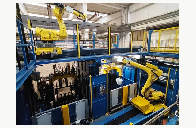 ItalPresseGauss automated gravity die casting cell reference gravity die casting machine reference equipment