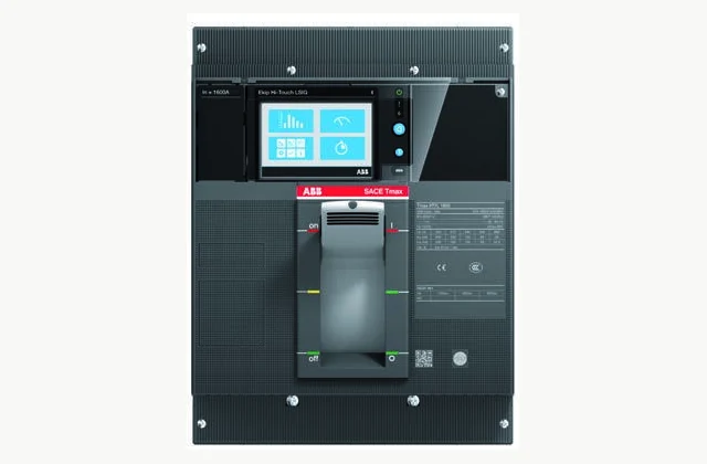 ABB SACE Tmax XT moulded-case circuit breaker — related equipment reference; not the complete dc microgrid protection and distribution system