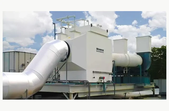 Monroe Environmental Packed bed scrubber — related equipment reference; not the complete seawater flue gas desulfurization system