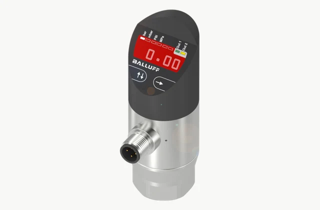 Balluff BSP B100-EV002-A03A0B-S4 digital pressure sensor — actual manufacturer equipment reference