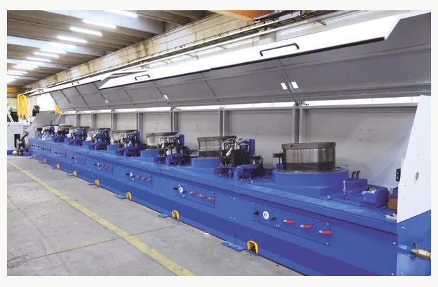 Schlatter Multidraft drawing line wire drawing machine reference equipment