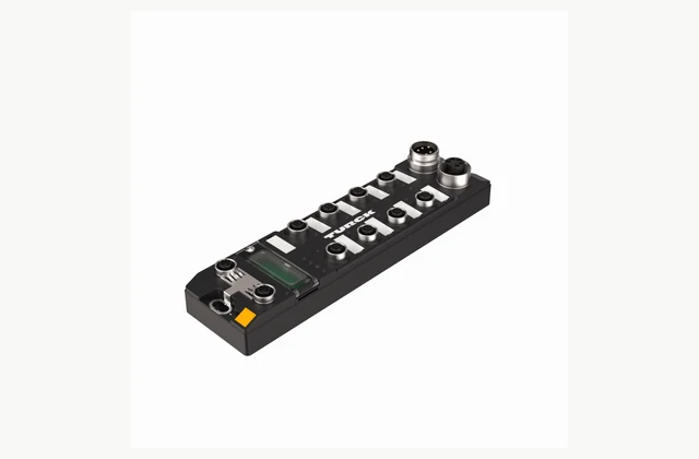 Official TURCK TBEN-L5-8IOL IO-Link master showing device and network connectors