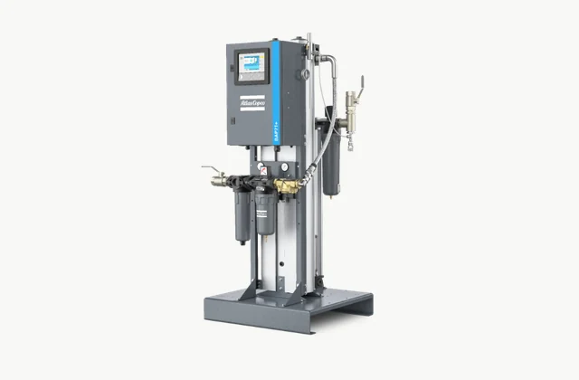 Atlas Copco BAP(+) breathing air purifier, complete breathing air purification system manufacturer configuration reference; pictured brand does not imply authorized representation