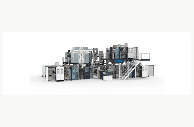 SML FlexPack extrusion coating and laminating line — related equipment reference; not the complete barrier coated paper production line