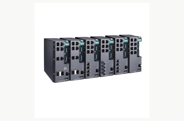 Moxa EDS-4008 Series official product reference; configuration shown for illustration