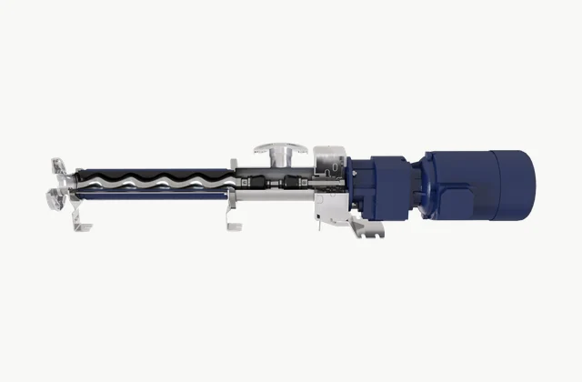 PCM EcoMoineau C progressing cavity pump, complete official engineering cutaway design reference, not an installation photograph