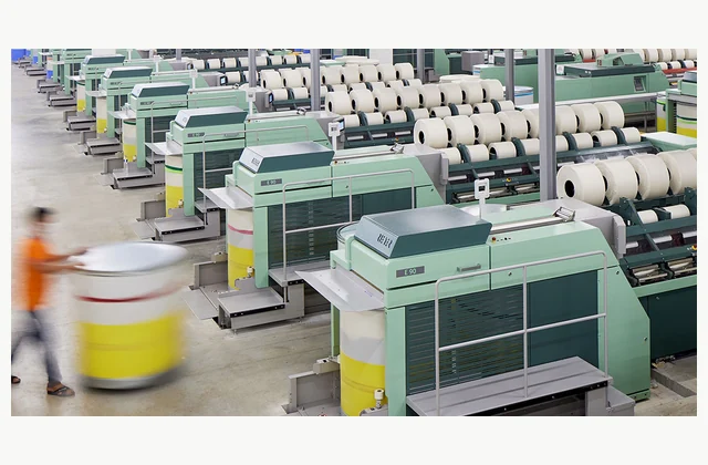 Rieter E 90 official product reference; pictured configuration is illustrative