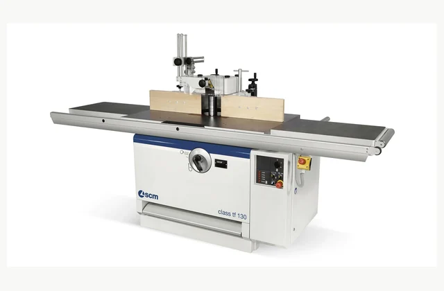 SCM class tf 130, complete wood spindle moulder manufacturer configuration reference; pictured brand does not imply authorized representation
