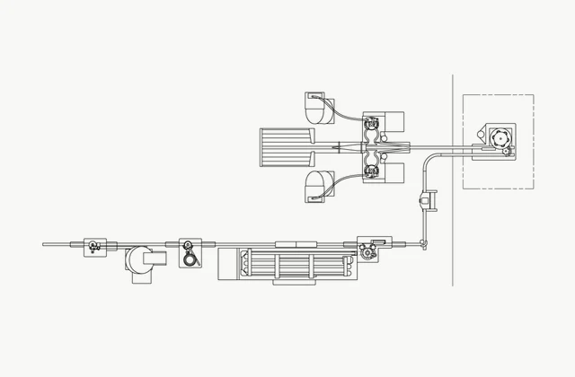 Pamasol Macromat aerosol filling line, manufacturer configuration reference for aerosol filling machine; reference brand does not imply stock or authorized representation