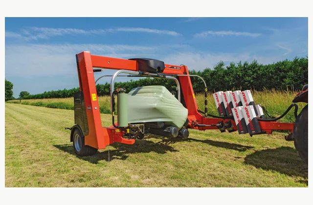 KUHN SW 4014 — official silage bale wrapper reference