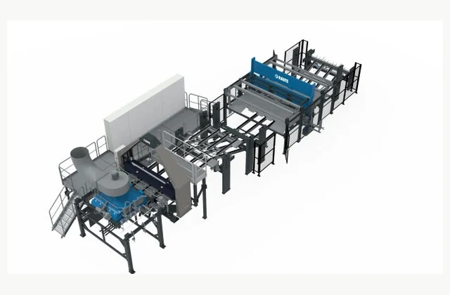 Raute Veneer Patching Line R5 veneer patching machine reference equipment