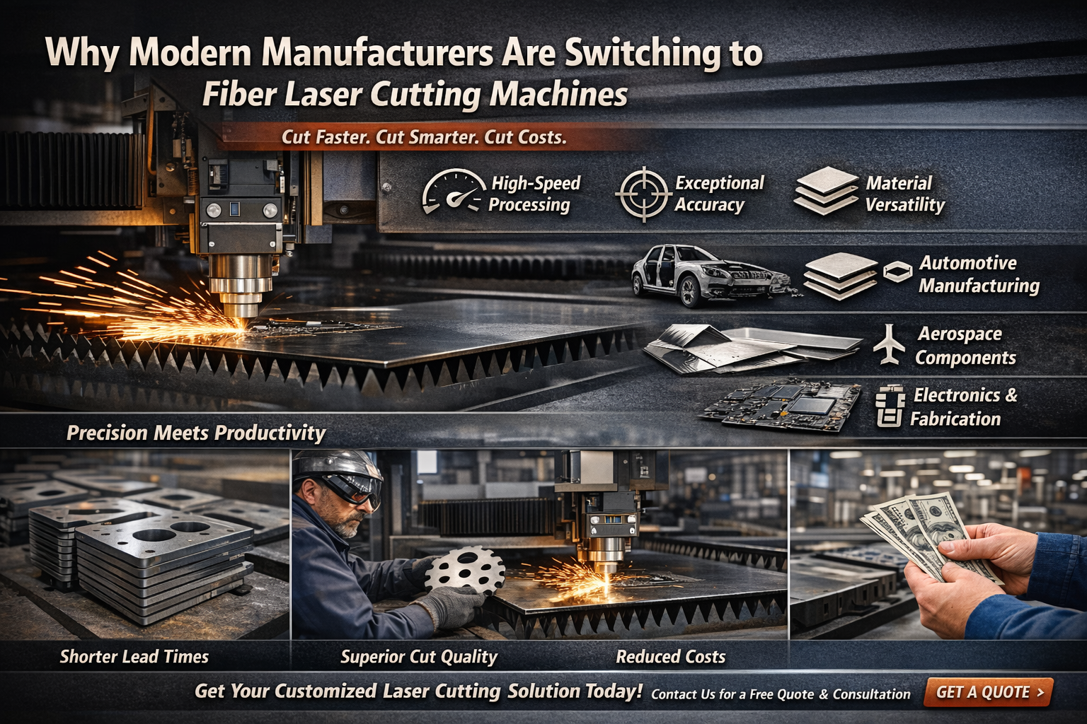 Why Modern Manufacturers Are Switching to Fiber Laser Cutting Machines