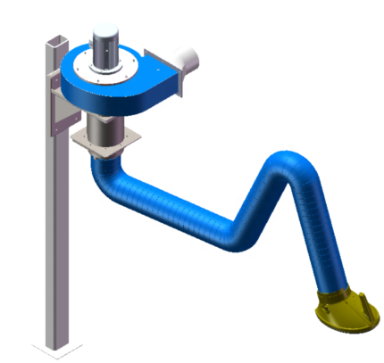 Industrial Dust Extraction Equipment with HEPA Air Filtration
