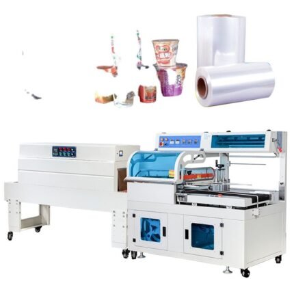 L Vertical Sealing Machine Packing Bottle Box Automatically Tunnel Shrink Wrapping with Pof Film for Vegetables