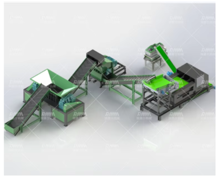 Plastic Recycling Dust Collection System with Cyclone Separator