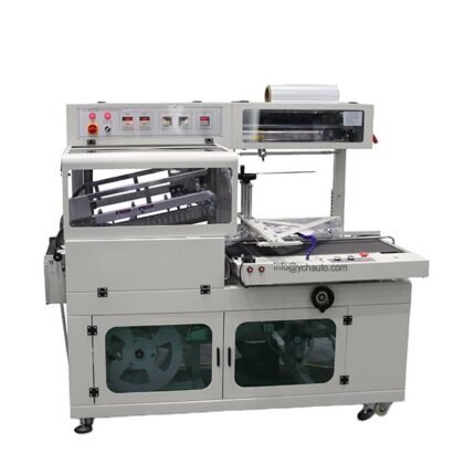 450 Model Book Magazines Box Automatic Heat Shrinking Machine Famous Cylinder L Bar Sealing Shrinking Machines With CE