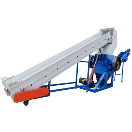 Automatic Waste Plastic Shredder Crusher With Gearbox High Productivity Plastic Recycling Machine