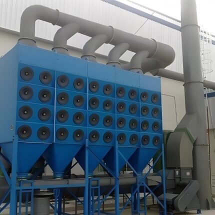 Industrial Cartridge Dust Collector with PLC Dust Removal Controller