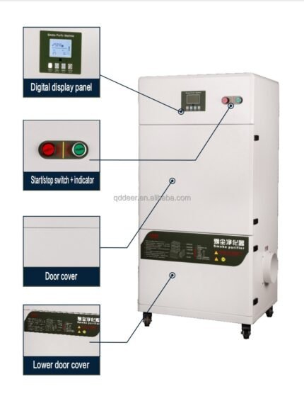 Industrial Oil Mist Collector Extraction Tower with High Efficiency Pump