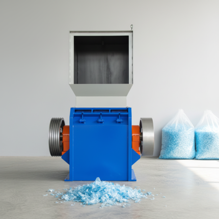 High Efficiency Strong Blade Plastic Crushing Machine Low Noise Recycler Crusher for Waste PET Bottle PP PE Film Pipe Scrap