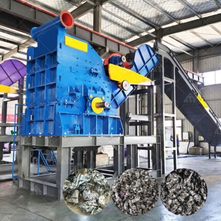 Vehicle Scrap Metal Steel Pig Iron Aluminum Wheel diesel Engine Hammer Mill Crusher