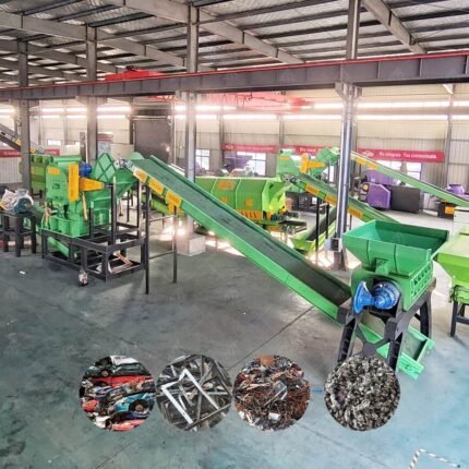 Aluminum Waste Rebar Angle Steel Channel Steel Hammer Mill Metal Scrap Car Crushers Machine