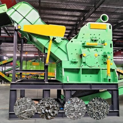 Industrial Heavy Car Frame Metal Scrap Car Body Crusher Aluminum Can Crusher Machine