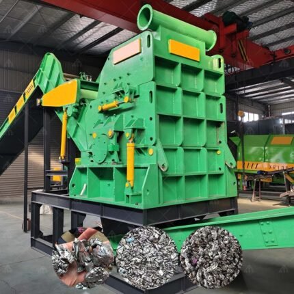 Hydraulic Car Chassis Car Aluminum Dross Aluminum Scrap Metal Crusher Machine for Sale