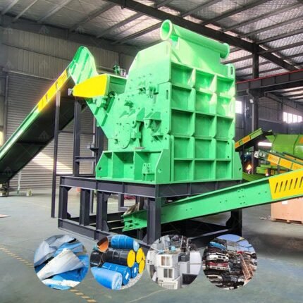 Metal Scrap Iron Shavings Steel Car Drum Aluminum Wheel Crusher Machine for Sale Price