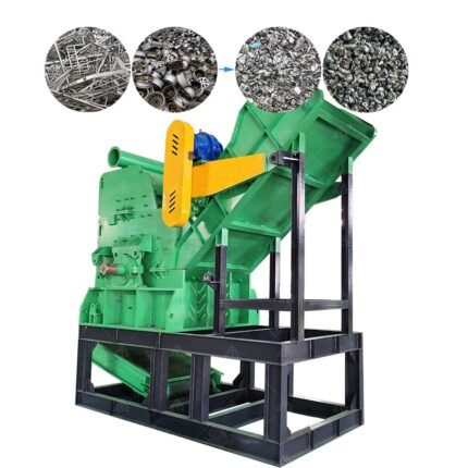 Scrap Color Steel Sheet Pipe Hammer Mill Metal Recycling Equipment Scrap Metal Rim Aluminum Can Crusher