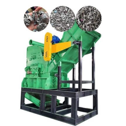 Aluminum Engine Motor Automotive Parts Hammer Mill Metal Shredder Aluminum Box Crusher Cleaning and Sorting Blue Metal Crusher