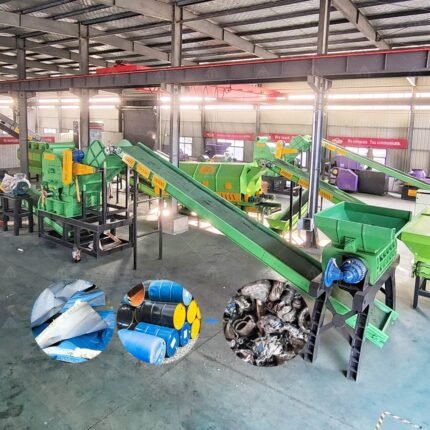 Steel Shavings Engine Aluminum Alloy Wheel Hammer Mill Soft Metal Steel Car Shell Aluminum Can Crusher Machine for Recycling