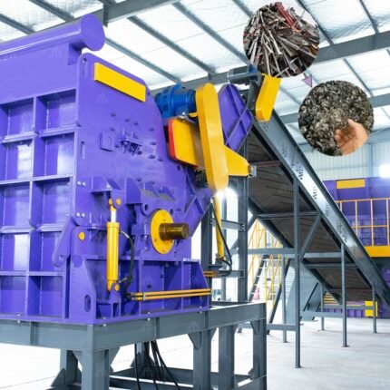 Scrap Hammer Metal Crusher Aluminum Wheel Scrap Steel Hydraulic Car Crusher Machine for Sale