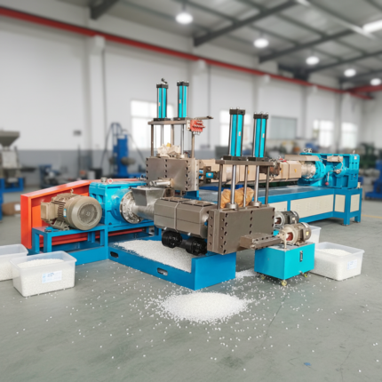 Good Quality Crushed Pet Film Recycling Plastic Granulator Machine Recycling Pelletizing Line