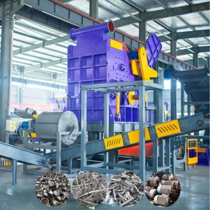 Hammer Mill Aluminum Appliance Dismantling Heavy Duty Scrap Metal Crusher Machine