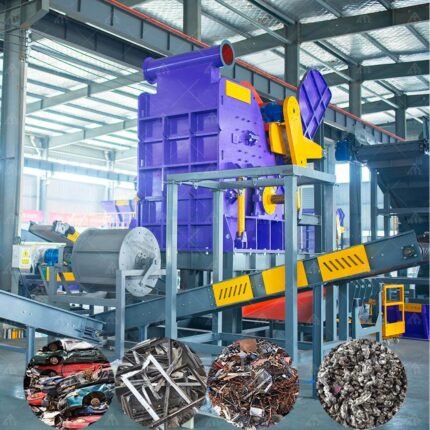 Hammer Mill Aluminum Can Aluminum Scrap Metal Heavy Steel Crusher Machine