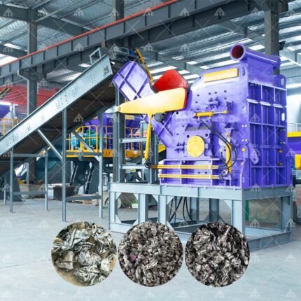 Heavy Hammer Mill Metal Scrap Car Body Aluminum Scrap Iron Steel Crusher Machine