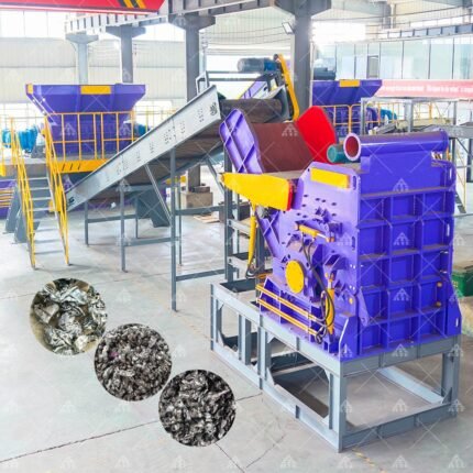 Hammer Mill Scrap Hammer Metal Aluminum Car Wheel Scrap Steel Iron Metal Crusher Machine