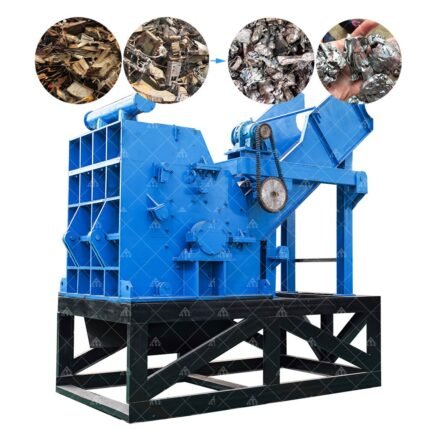Scrap Steel Car Battery Hammer Mill Metal Iron Scarp Crusher Machine