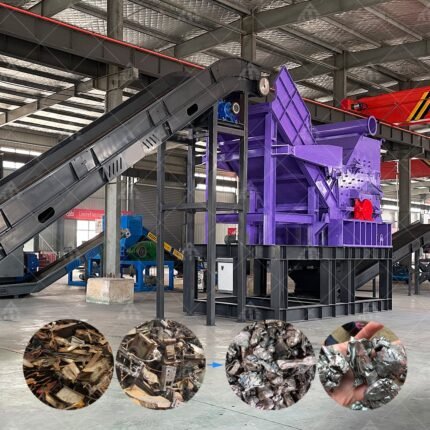 Heavy Steel Used Car Scrap Steel Iron Metal Crusher Machine