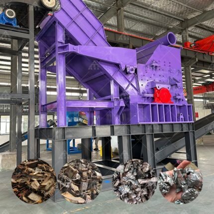 Metal Scrap Steel Hammer Mill Aluminum Scrap Crusher