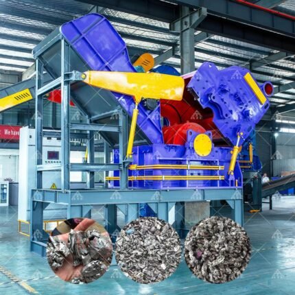 Industrial Hammer Mill Iron Scrap Metal Aluminum Crusher for Sale