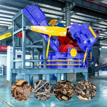 Hammer Mill Scrap Metal Aluminum Waste Heavy Steel Crusher Machine