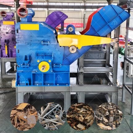 Hammer Mill Metal Scrap Aluminum Scrap Iron Crusher Machine