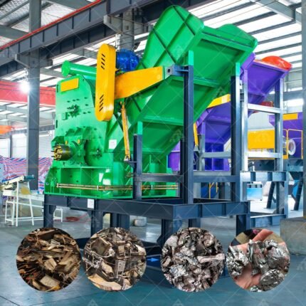 Hammer Car Bumper Crusher diesel Scrap Steel Iron Metal Crusher Machine