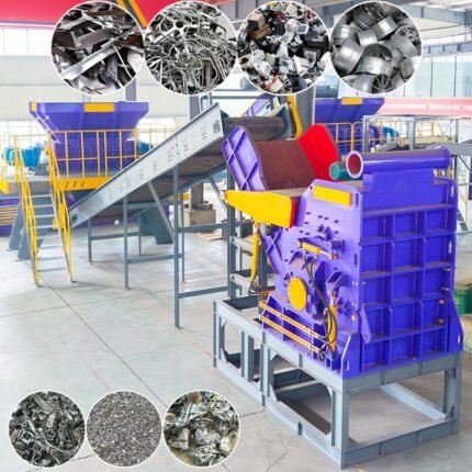 Scrap Aluminum Profiles Automotive Pistons Hammer Mill Shell Aluminum Foil Scrap Aluminum Crusher for Sale